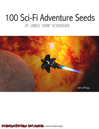 100 Sci Fi Adventure Seeds Cover
